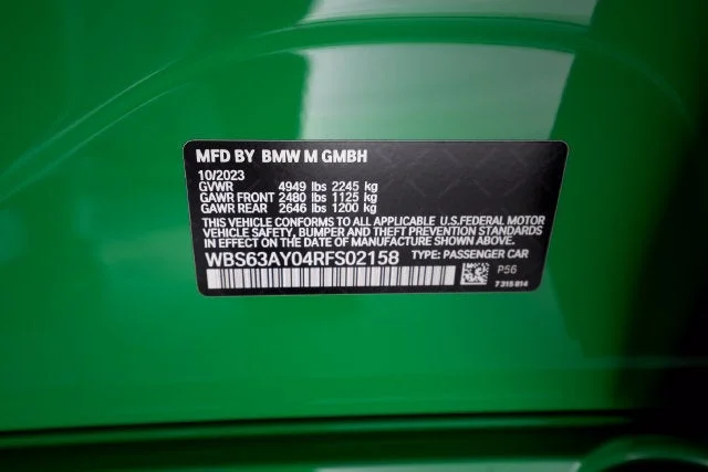 Used 2024 Signal Green BMW CS image 76