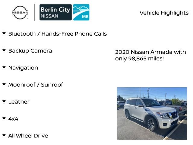 Used 2020 Pearl White Nissan SL image 2