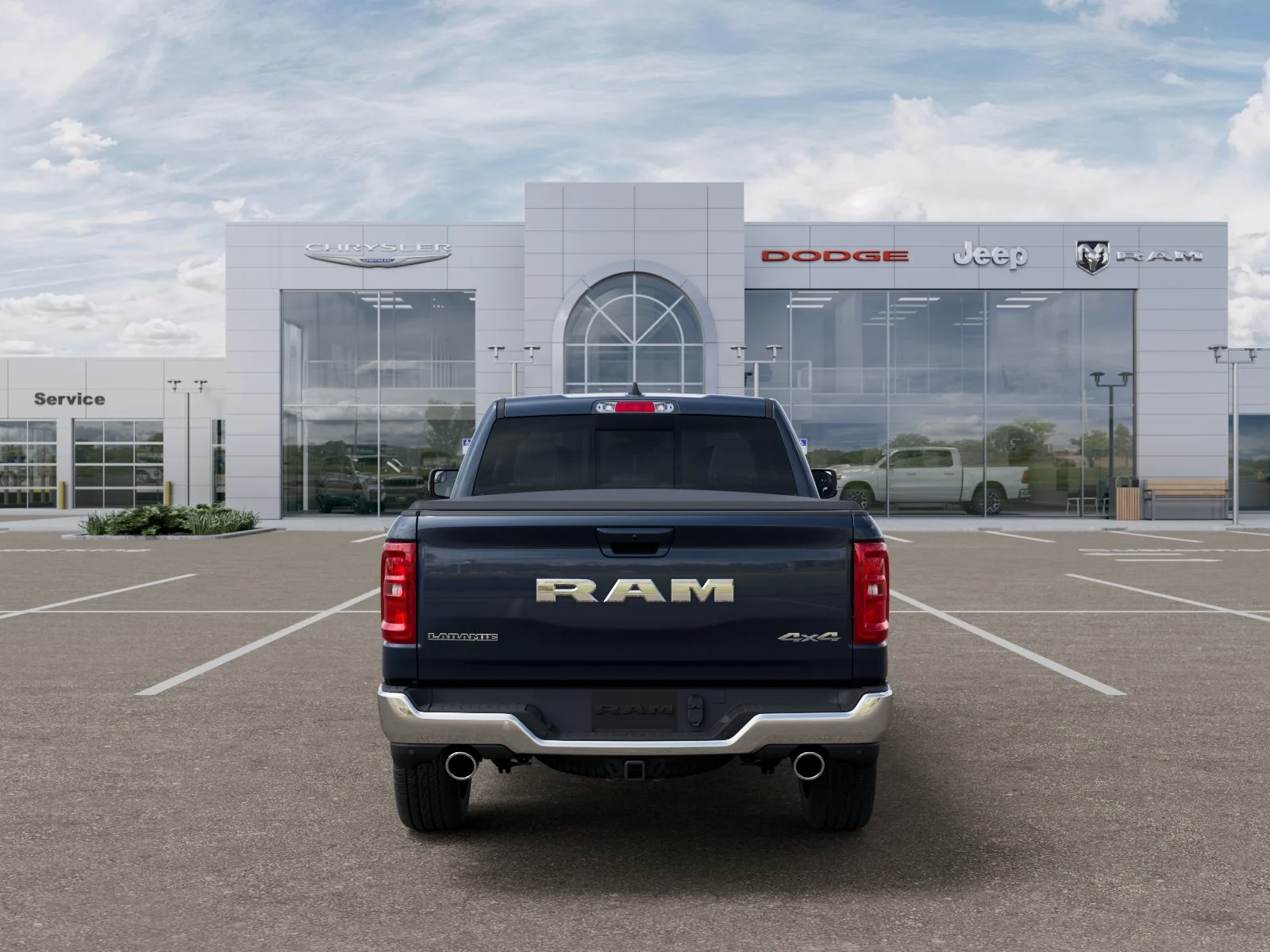New 2026 Forged Blue Metallic Exterior Paint RAM Laramie image 34