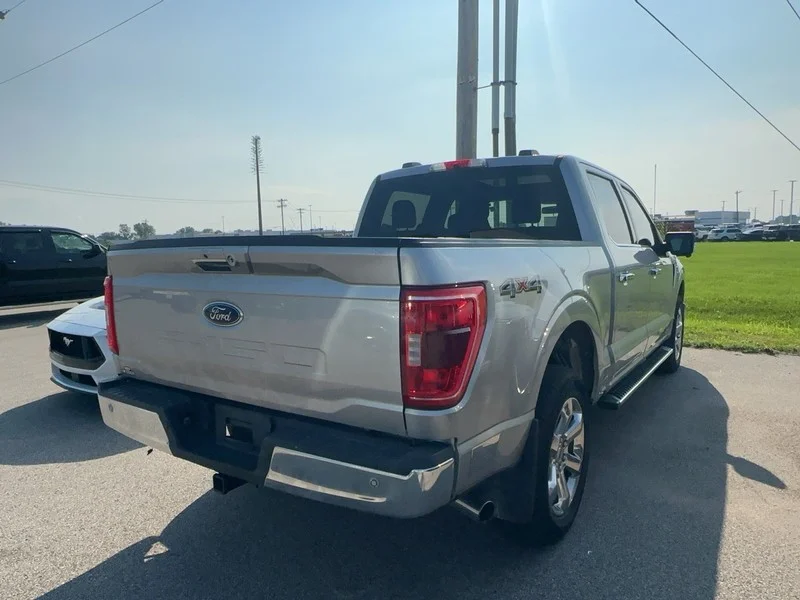 Certified Used 2022 Iconic Silver Metallic Ford XLT 4WD SuperCrew 5.5