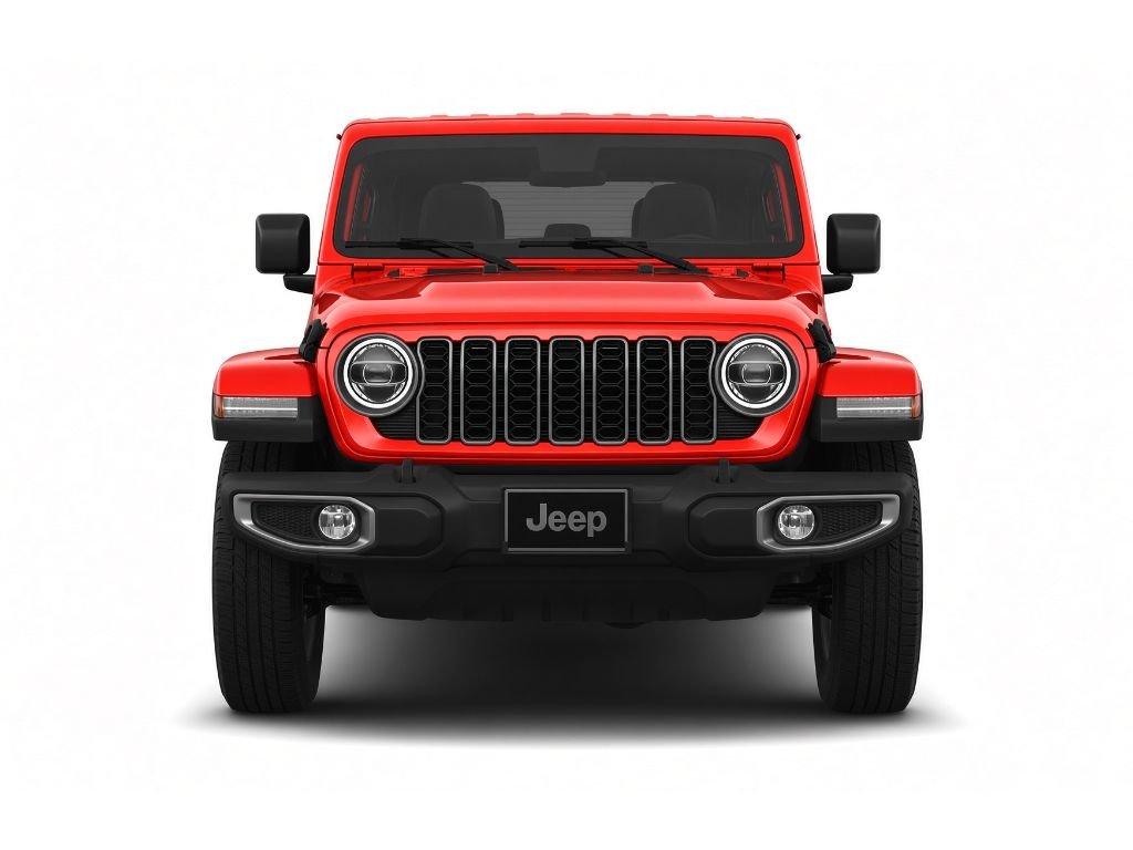 Used 2025 Firecracker Red Clearcoat Jeep Sahara image 2