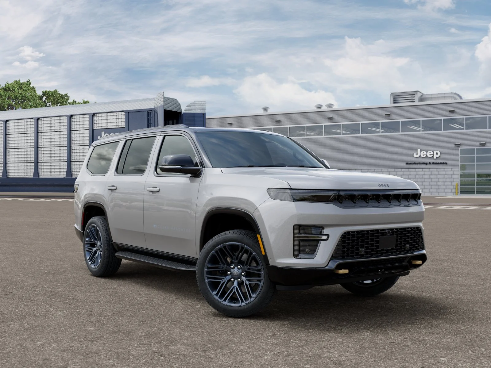 New 2026 Silver-Zynith Exterior Paint Jeep Grand Wagoneer image 3