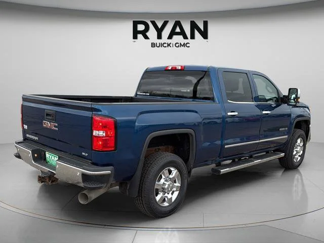 Used 2018 STONE BLUE METALLIC GMC SLT image 6