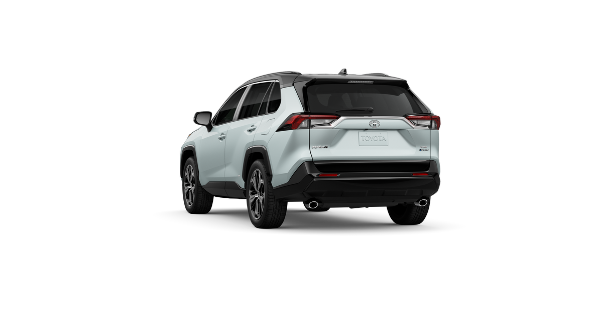 New 2025 Wind Chill Pearl/Midnight Black Metallic Roof Toyota XSE image 4