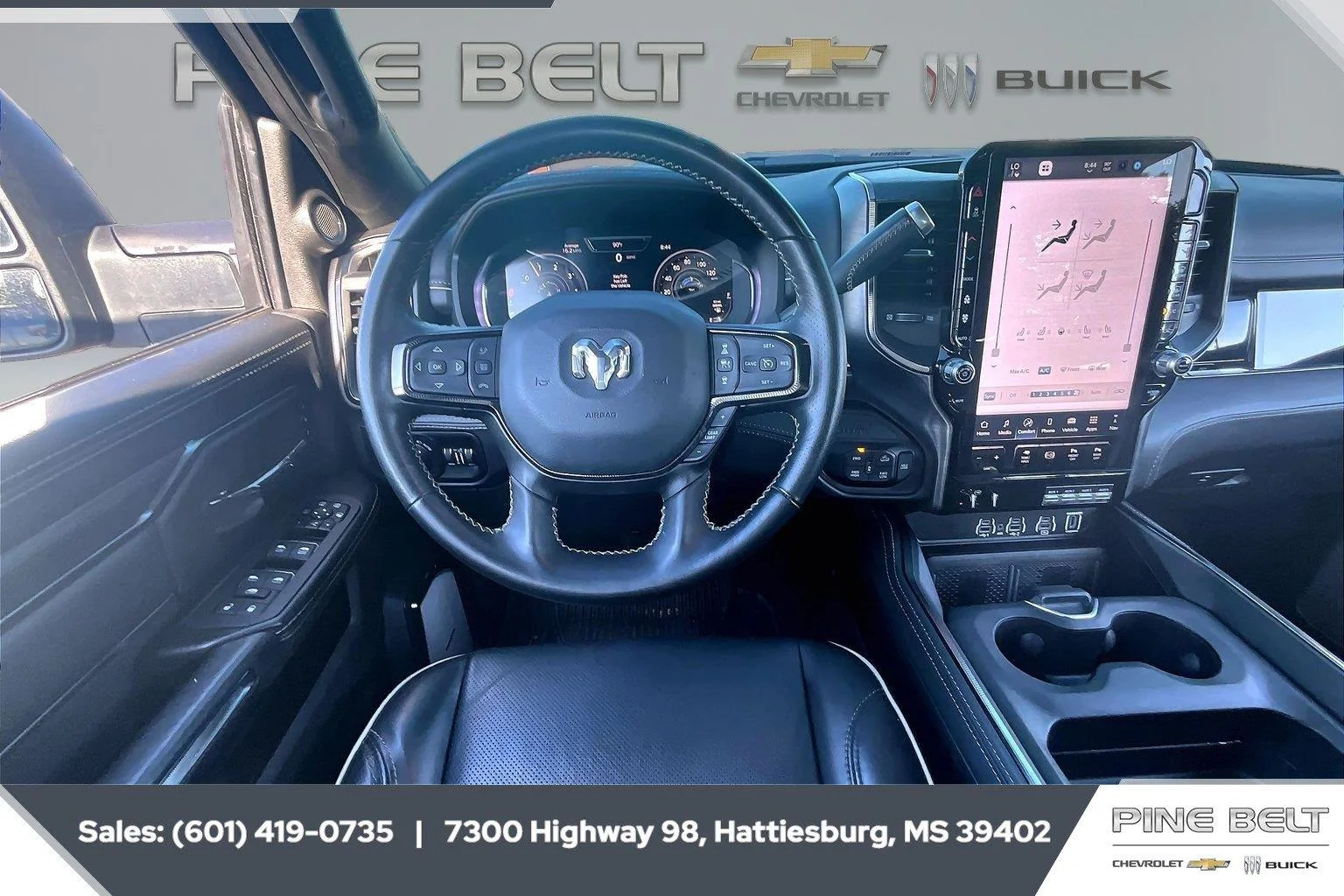 Used 2025 Granite Crystal Metallic Clearcoat Ram Rebel image 6