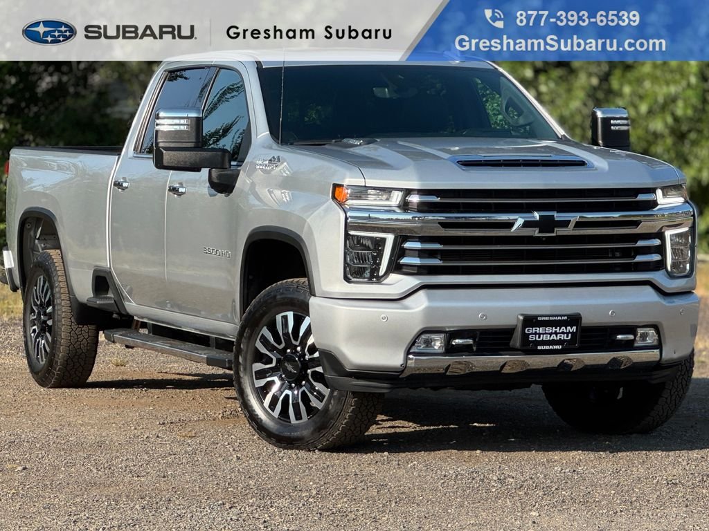 Used 2022 Silver Ice Metallic Chevrolet High Country image 1