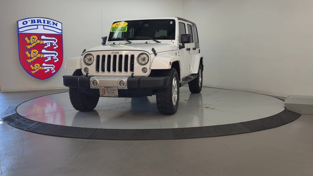 Used 2017 Bright White Clearcoat Jeep Unlimited Sahara image 9