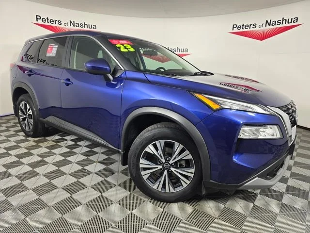 Certified Used 2023 Blue Nissan SV image 1
