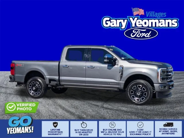 Certified Used 2024 Carbonized Gray Metallic Ford Platinum image 1