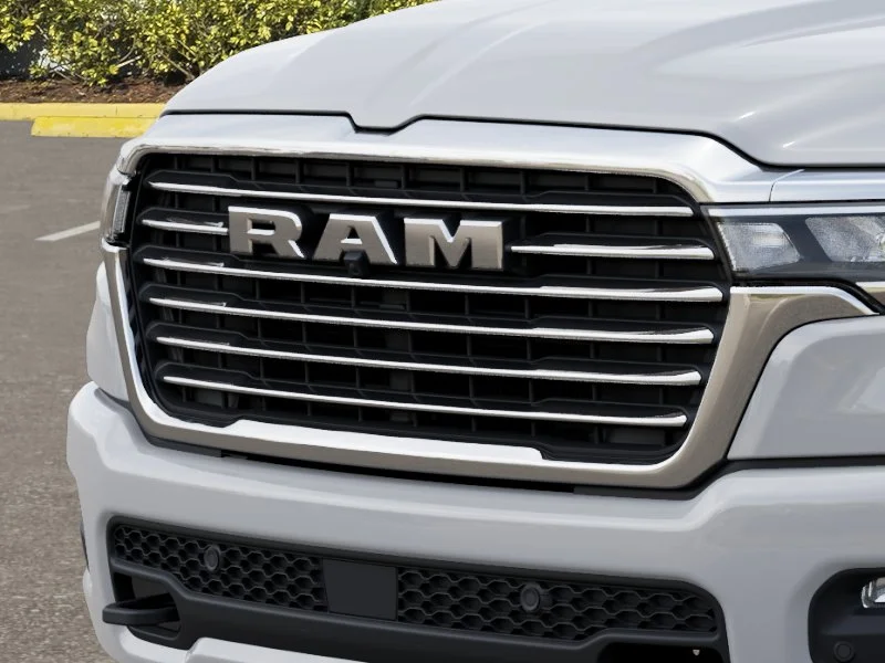 New 2026 Bright White Clear-Coat Exterior Paint RAM Laramie image 43