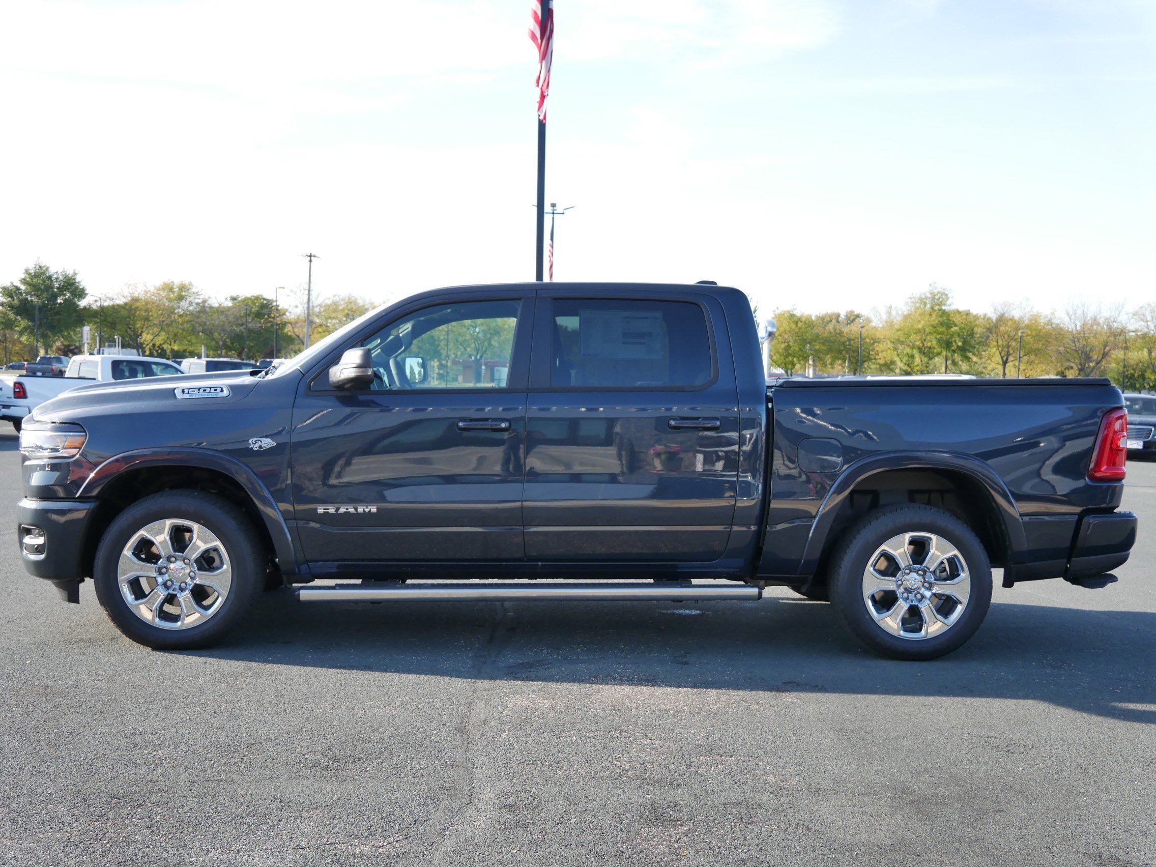 New 2026 Forged Blue Metallic Exterior Paint RAM Big Horn image 5