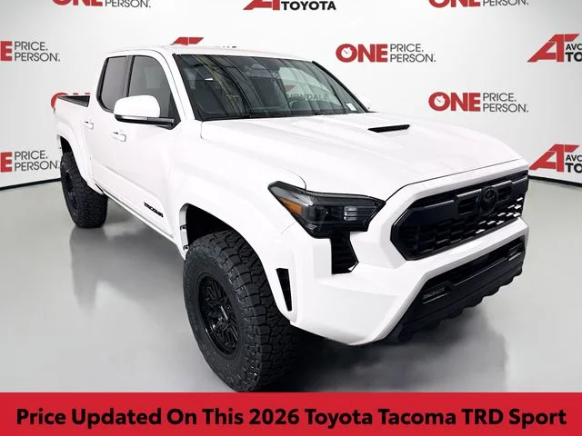 New 2026 White Toyota TRD Sport image 1