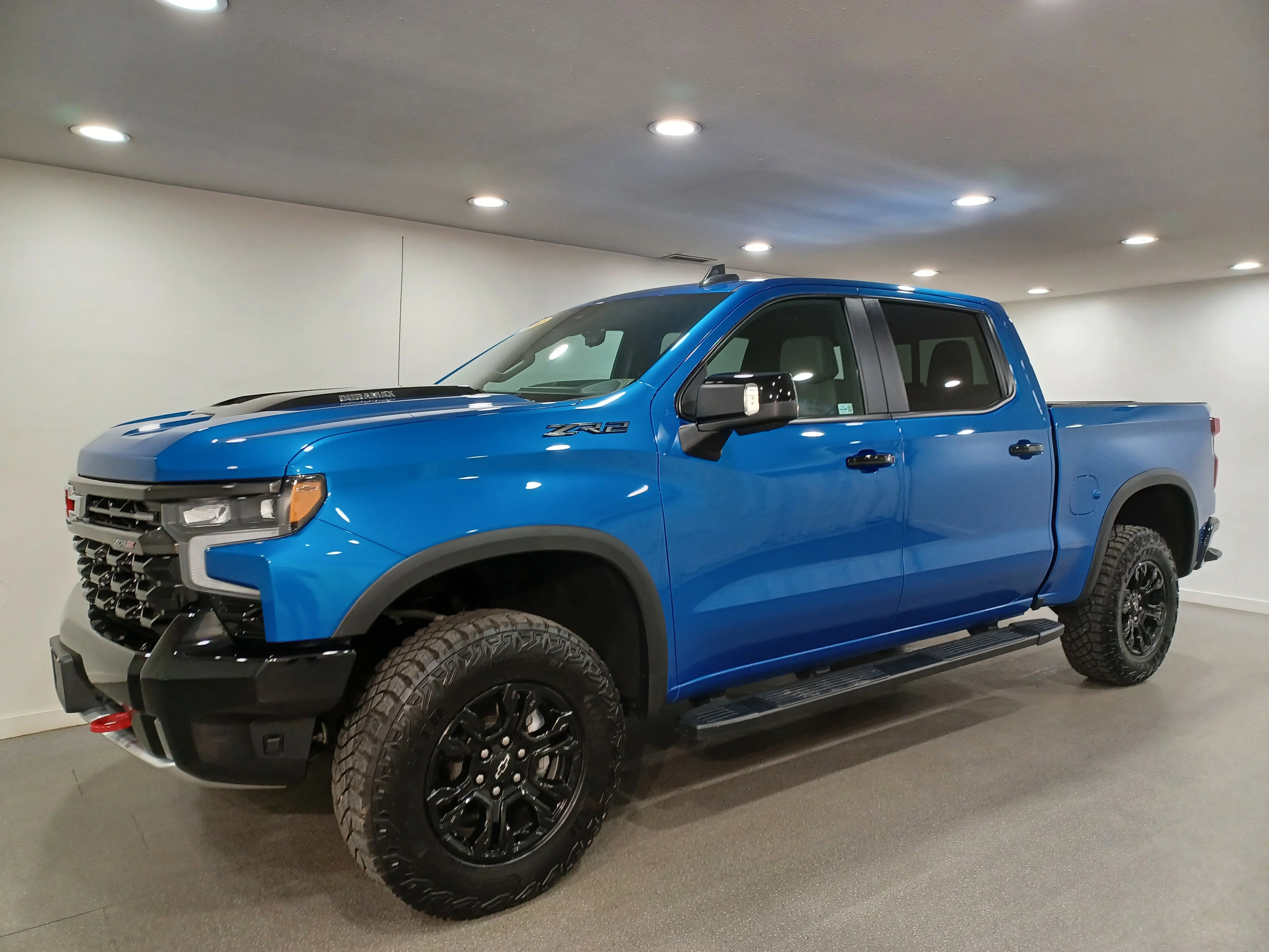 Certified Used 2024 Glacier Blue Metallic Chevrolet ZR2 4x4*Adaptive Cruise | Remote Start | Nav | Head Up Display | Cooled Leather | Htd Steering Wheel image 2
