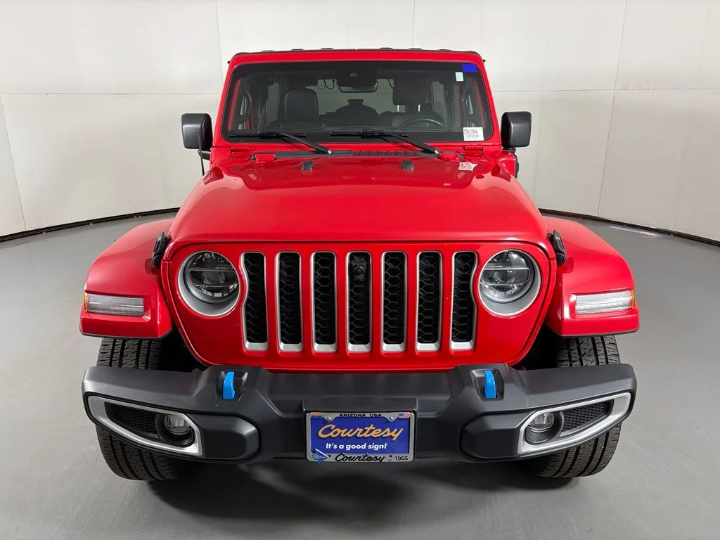 Used 2022 Red Jeep Unlimited Sahara 4xe image 3