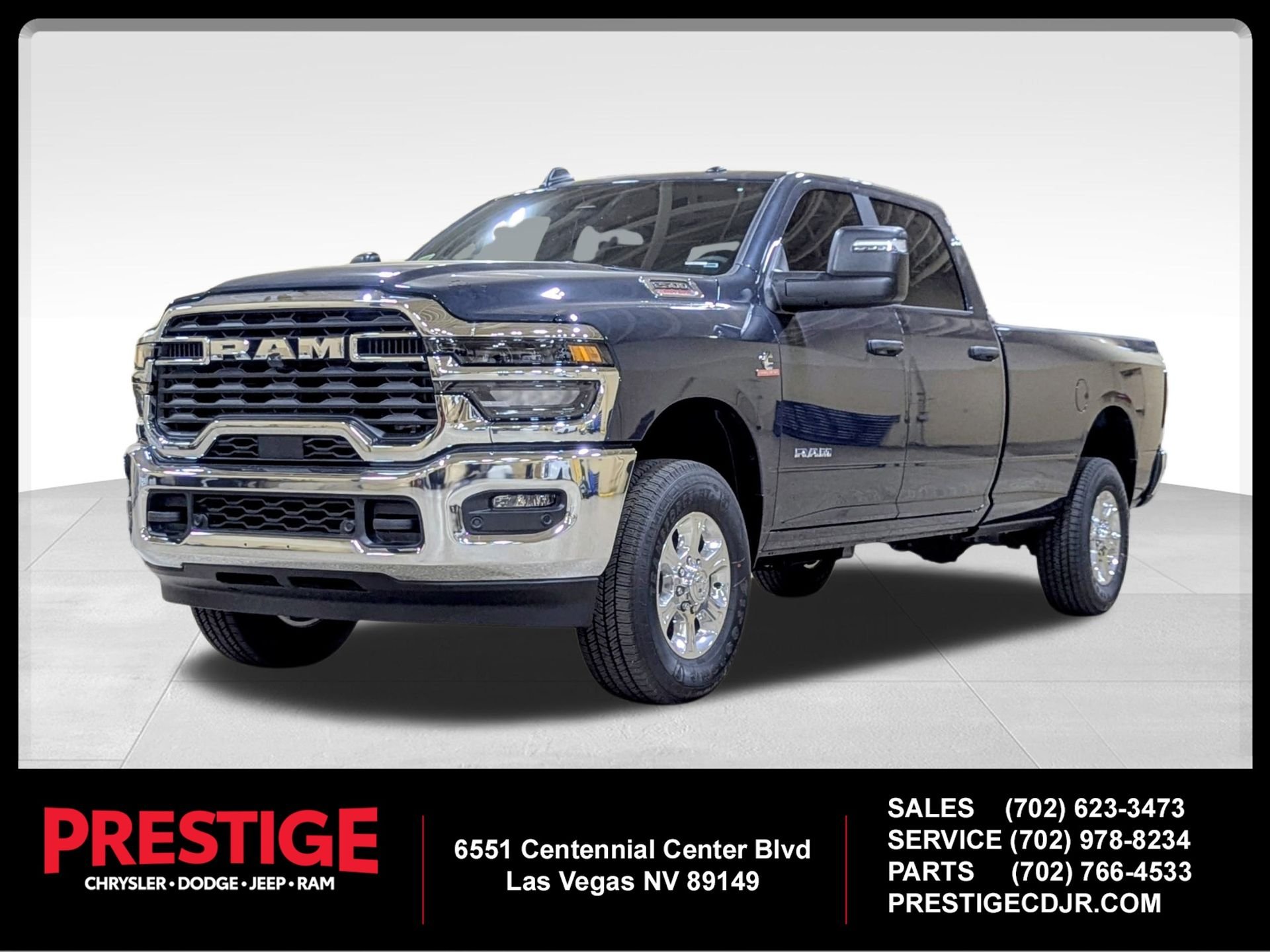 New 2026 Forged Blue Metallic Exterior Paint RAM Big Horn image 1