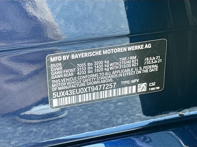 New 2026 Blue BMW xDrive50e image 27