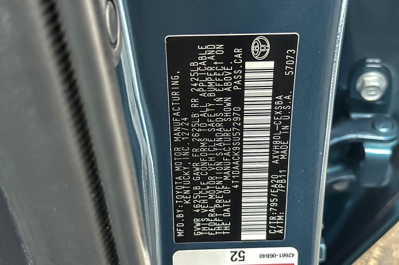 Certified Used 2025 Ocean Gem Toyota SE image 26