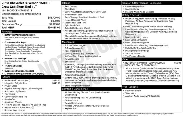 Used 2023 Red Chevrolet LT image 24