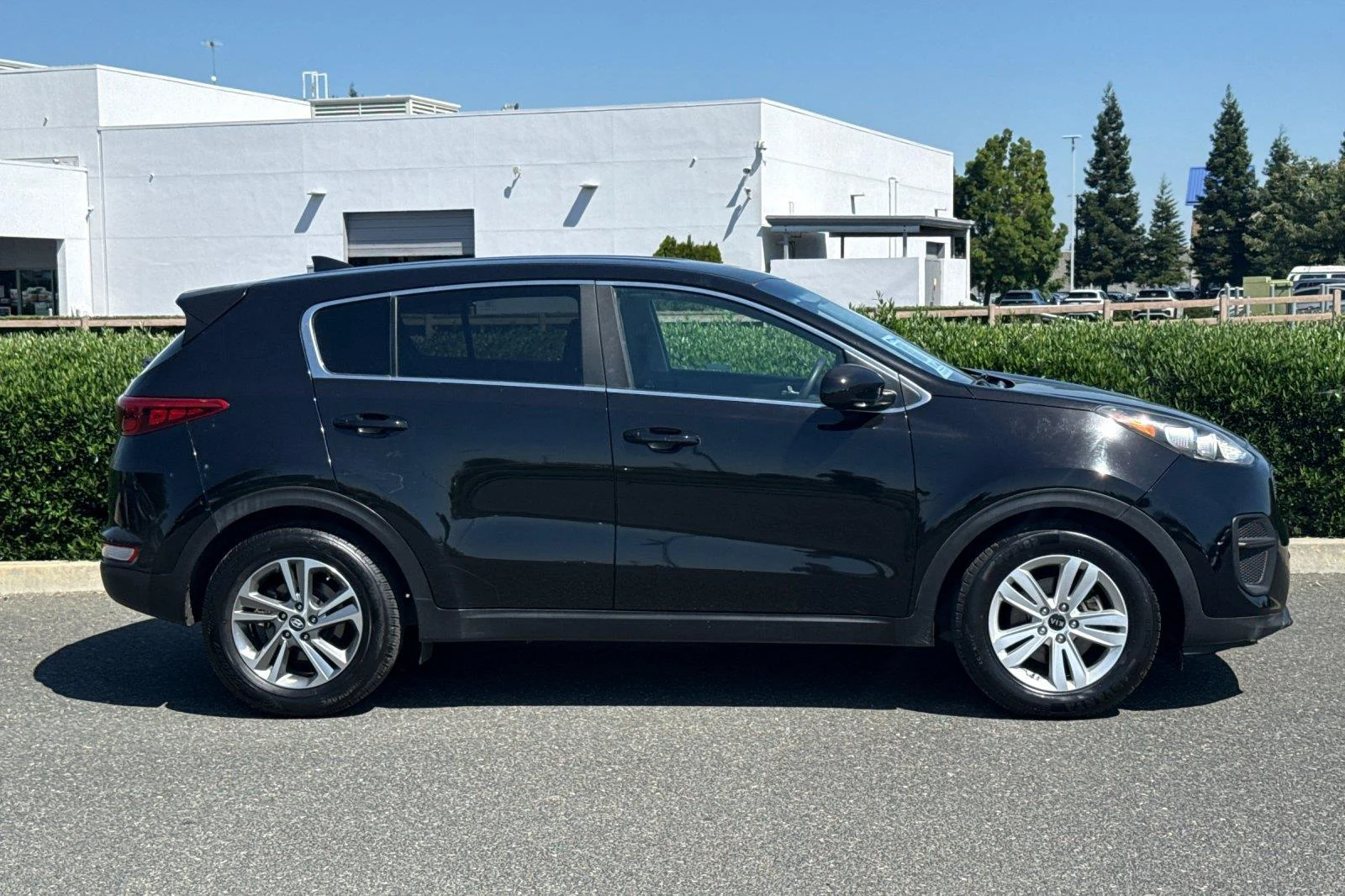 Used 2019 Black Cherry Kia LX image 3