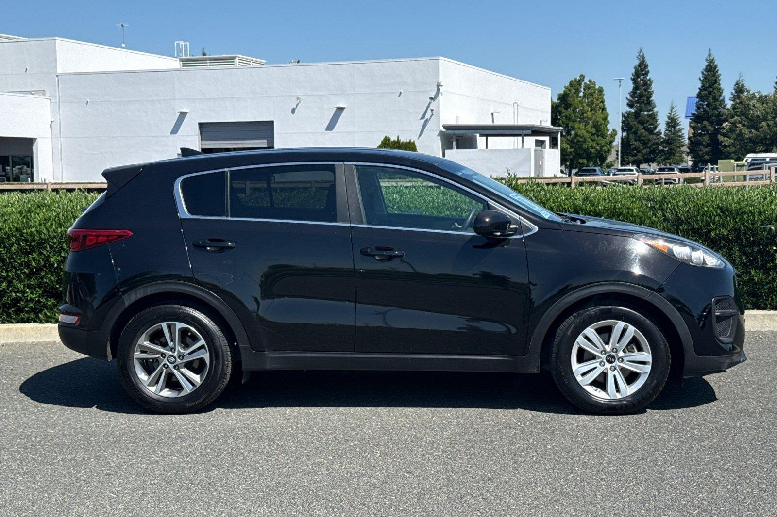 Used 2019 Black Cherry Kia LX image 3