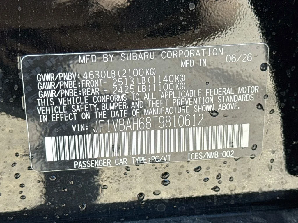 New 2026 Black Subaru Base image 38