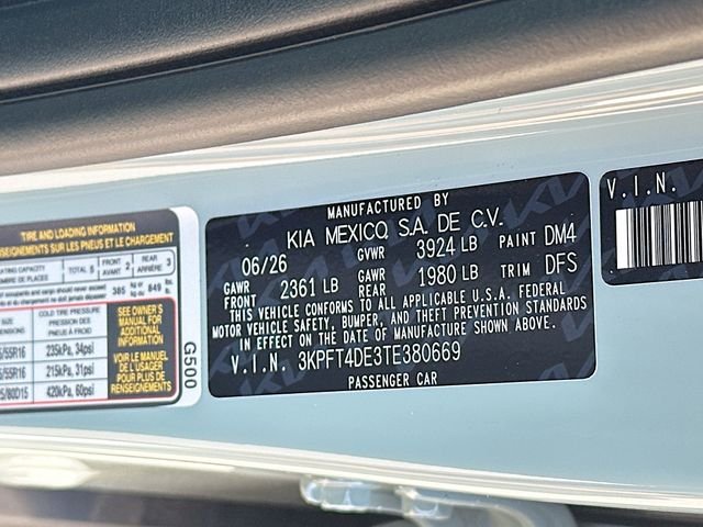 New 2026 Gray Kia LXS image 31