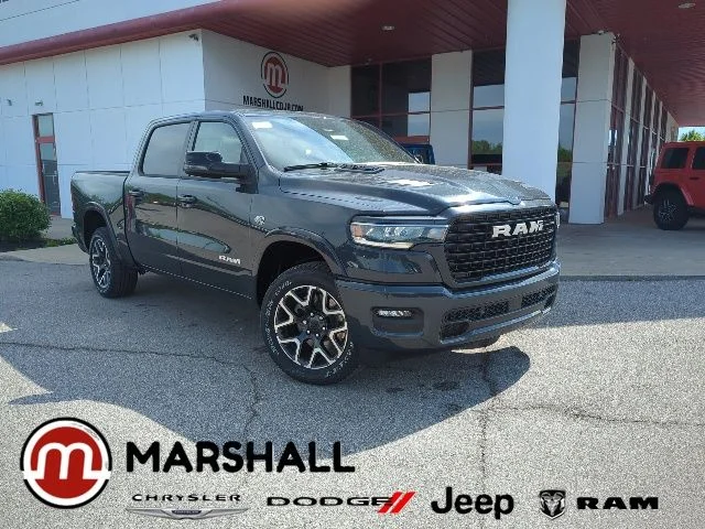 New 2026 Forged Blue Metallic Exterior Paint RAM Laramie image 1