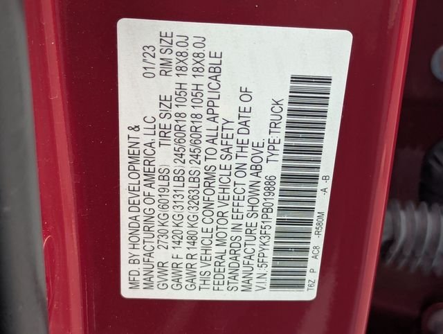 Used 2023 Radiant Red Metallic II Honda RTL image 33