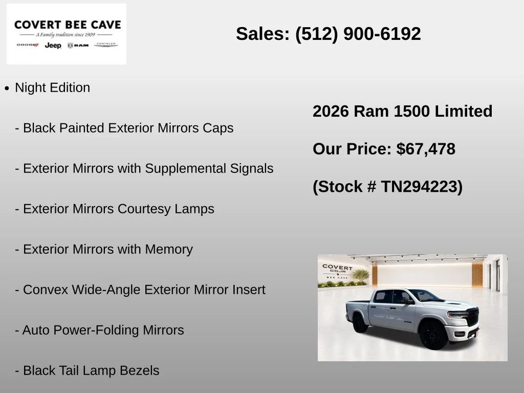New 2026 White Ram Limited image 39