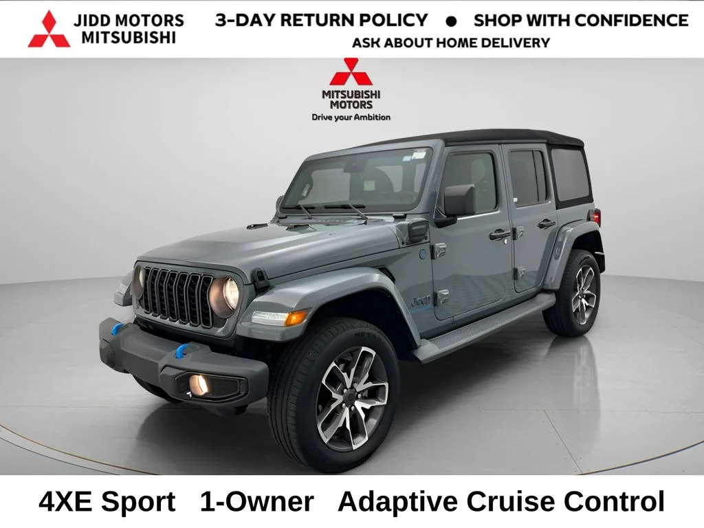 Pre-Owned 2024 Jeep Wrangler Sport S 4xe Anvil Clear Coat for Sale