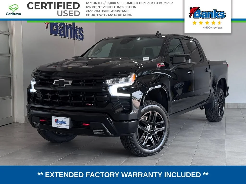 Certified Used 2023 Black Chevrolet LT Trail Boss image 1