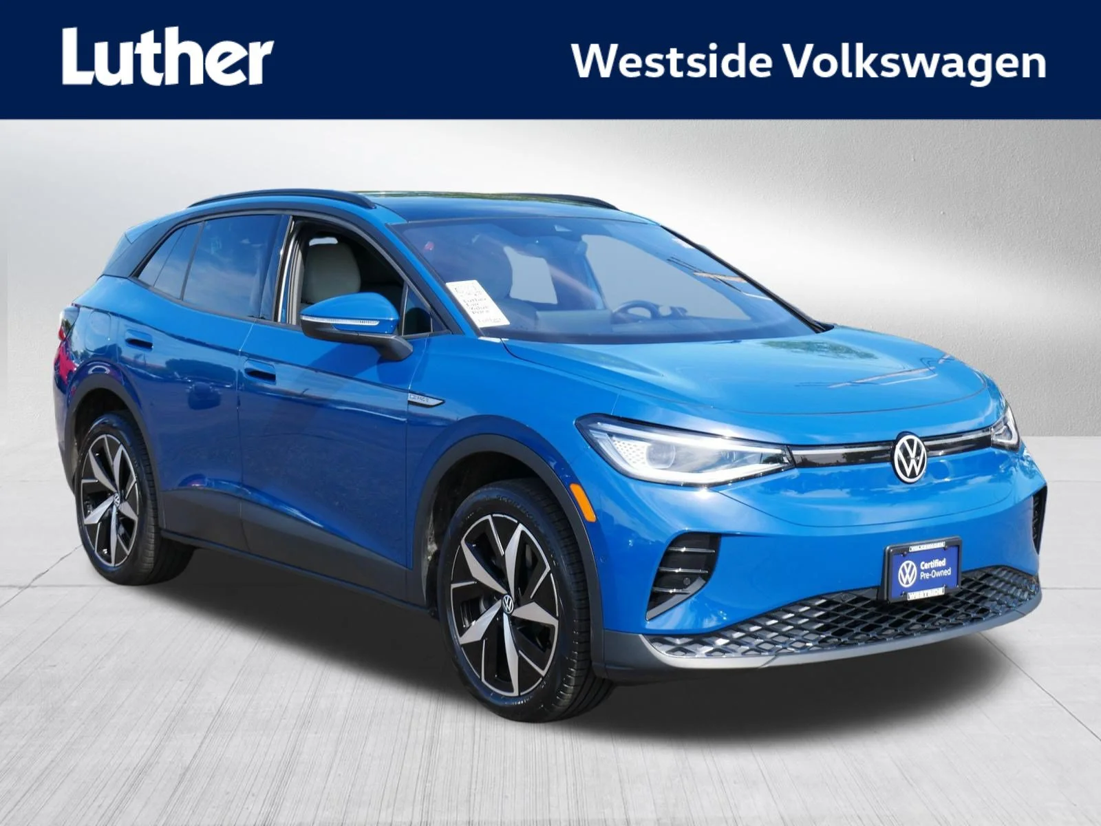 Certified Used 2025 Mountain Lake Blue Metallic Volkswagen Pro S image 1