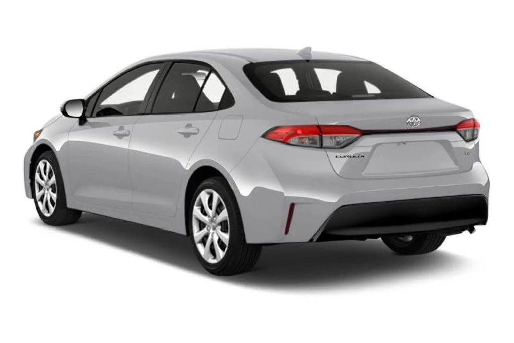 Used 2023 Classic Silver Metallic Toyota LE image 2