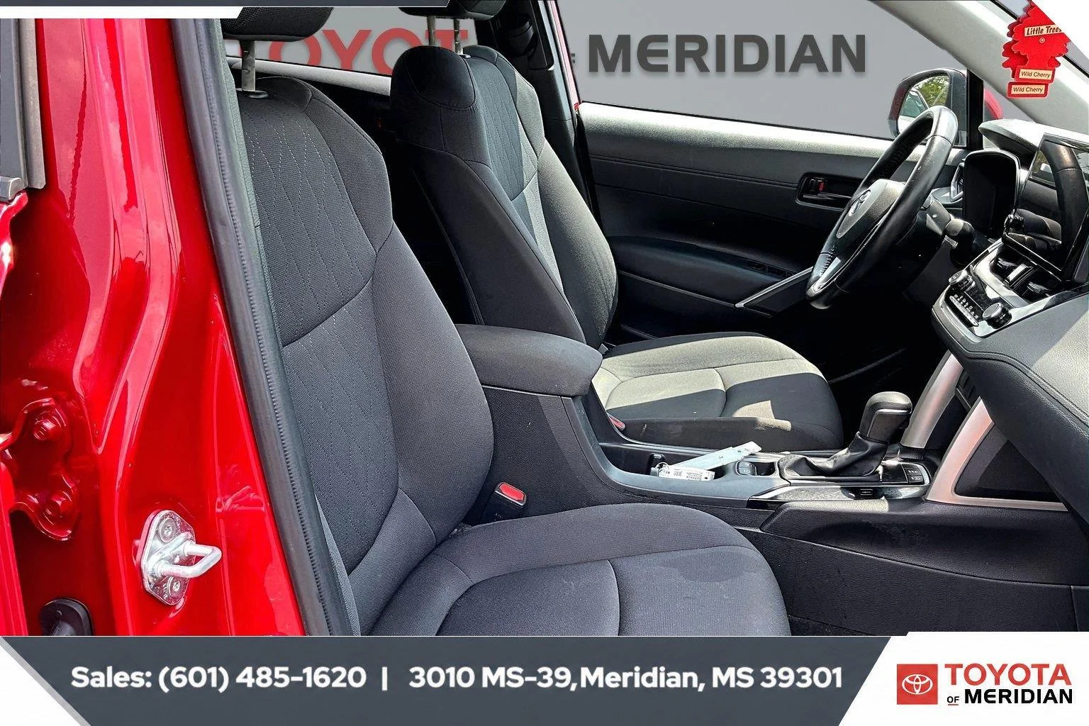 Used 2023 Barcelona Red Metallic Toyota LE image 6