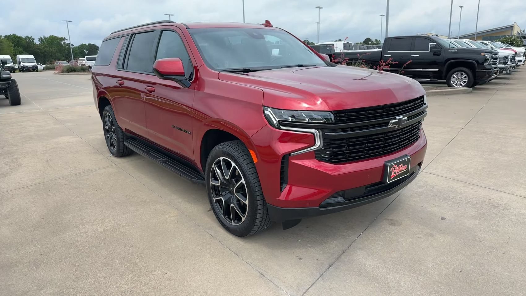 Used 2024 Radiant Red Tintcoat Chevrolet RST image 3