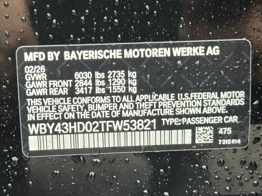 New 2026 Black Sapphire Metallic BMW xDrive40 image 32