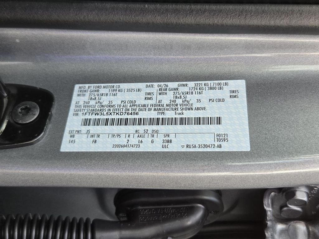 New 2026 Iconic Silver Metallic Ford XLT image 43