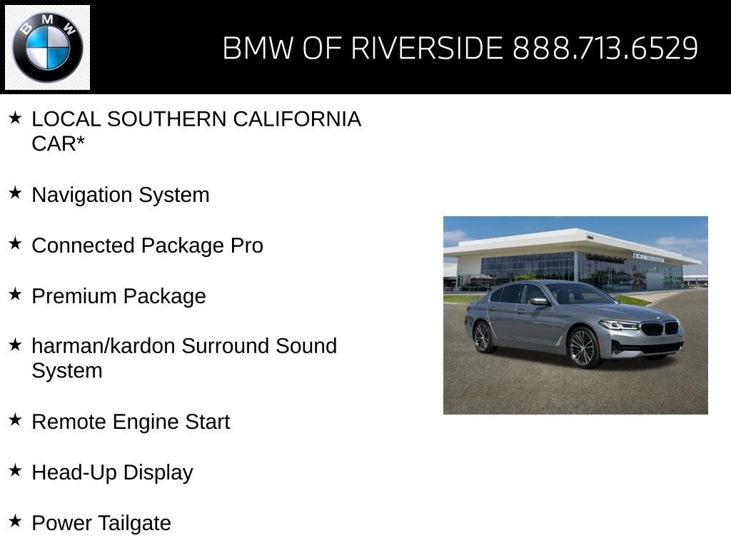 Certified Used 2023 Skyscraper Grey Metallic BMW 540i image 15