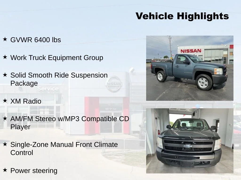 Used 2009 Blue Chevrolet Work Truck image 7