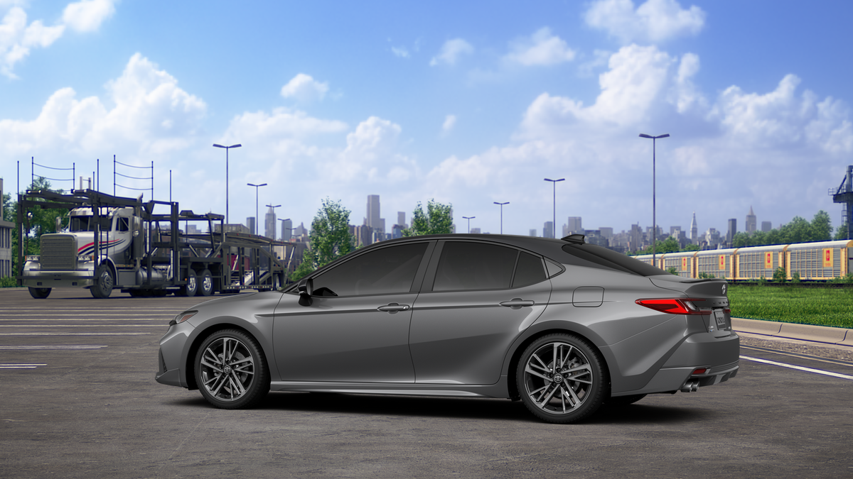 New 2026 Heavy Metal with Midnight Black Metallic roof Toyota XSE image 5