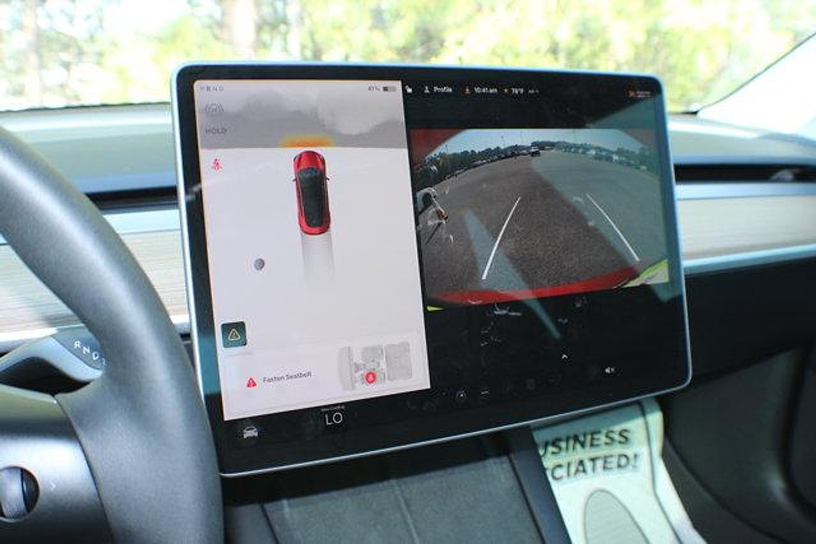 Used 2023 Red Multi-Coat Tesla Rear-Wheel Drive image 9