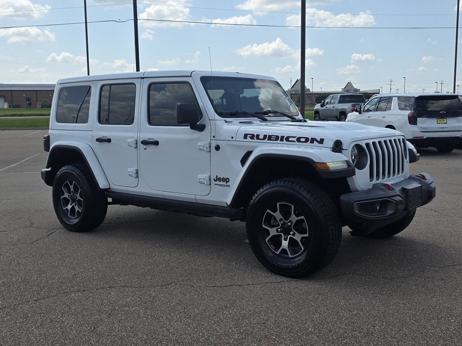 Used 2019 White Jeep Rubicon 4x4 image 3