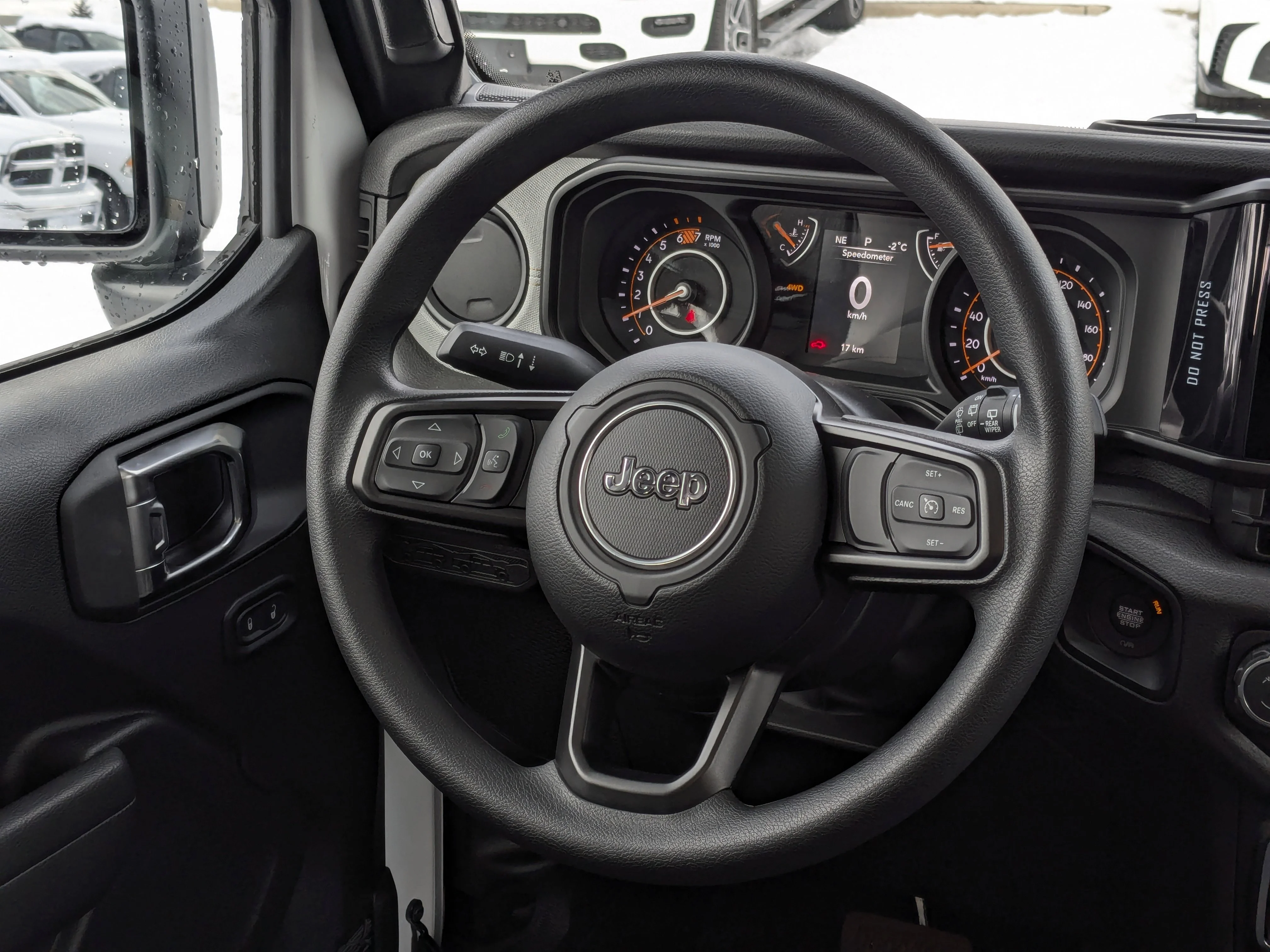 New 2026 White Jeep Sport - - 2.0L Turbo Engine - 12.3 Uconnect 5 Display - Black Freedom Hardtop - 8-Speed Auto & More image 14