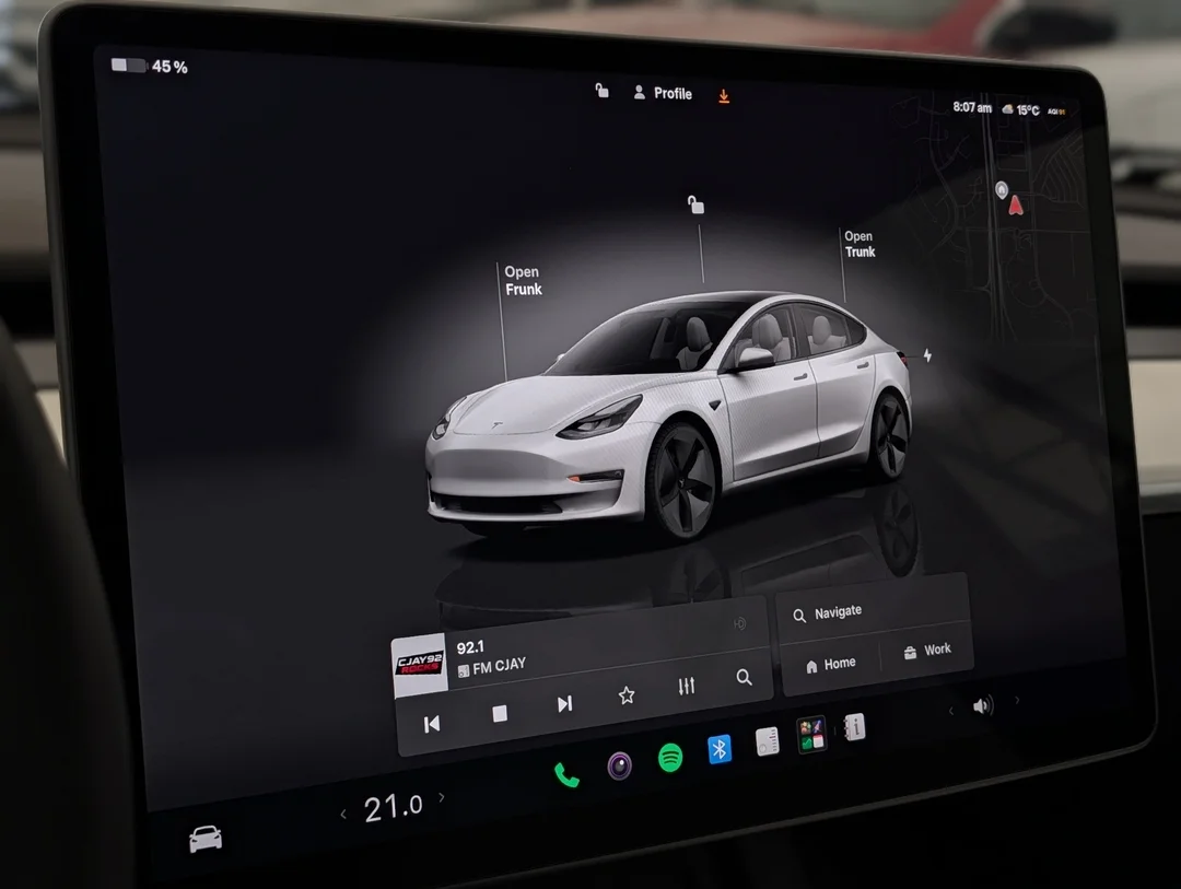 Certified Used 2022 White Tesla Long Range - - AWD - Self-Driving - Leather - Traffic Aware & More! image 20
