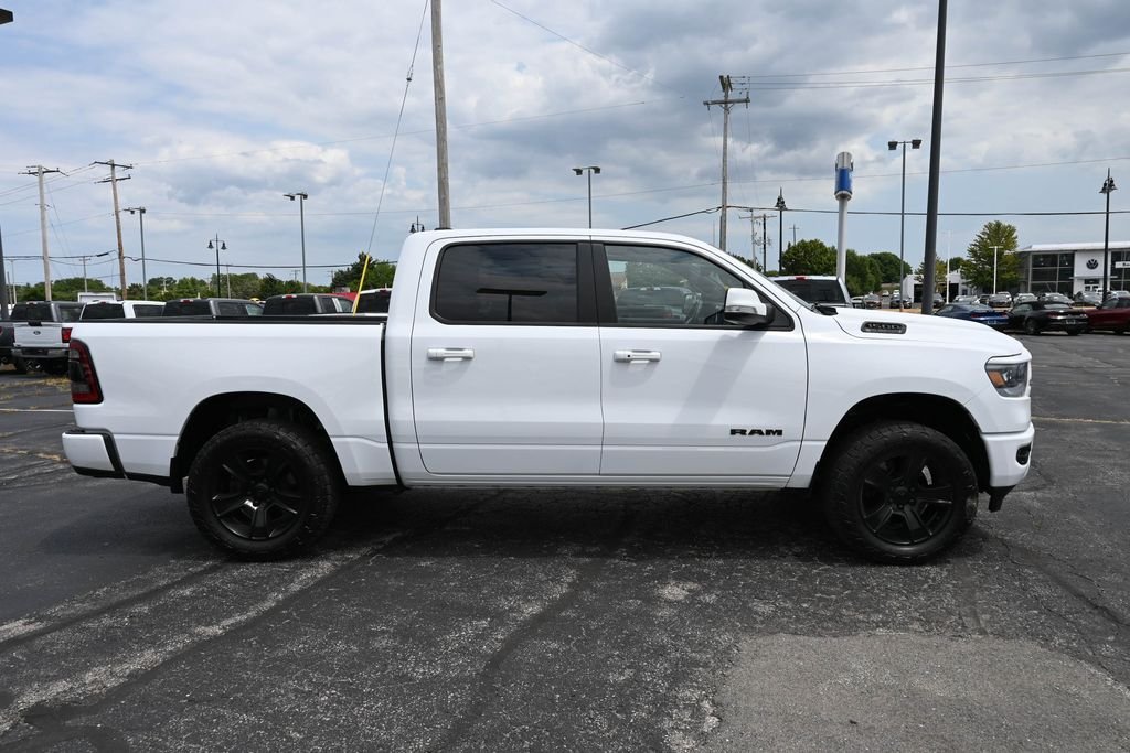 Used 2022 Bright White Clearcoat Ram Sport image 8