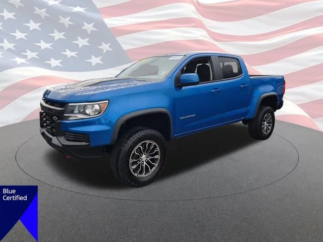 Certified Used 2022 Blue Chevrolet ZR2 image 7