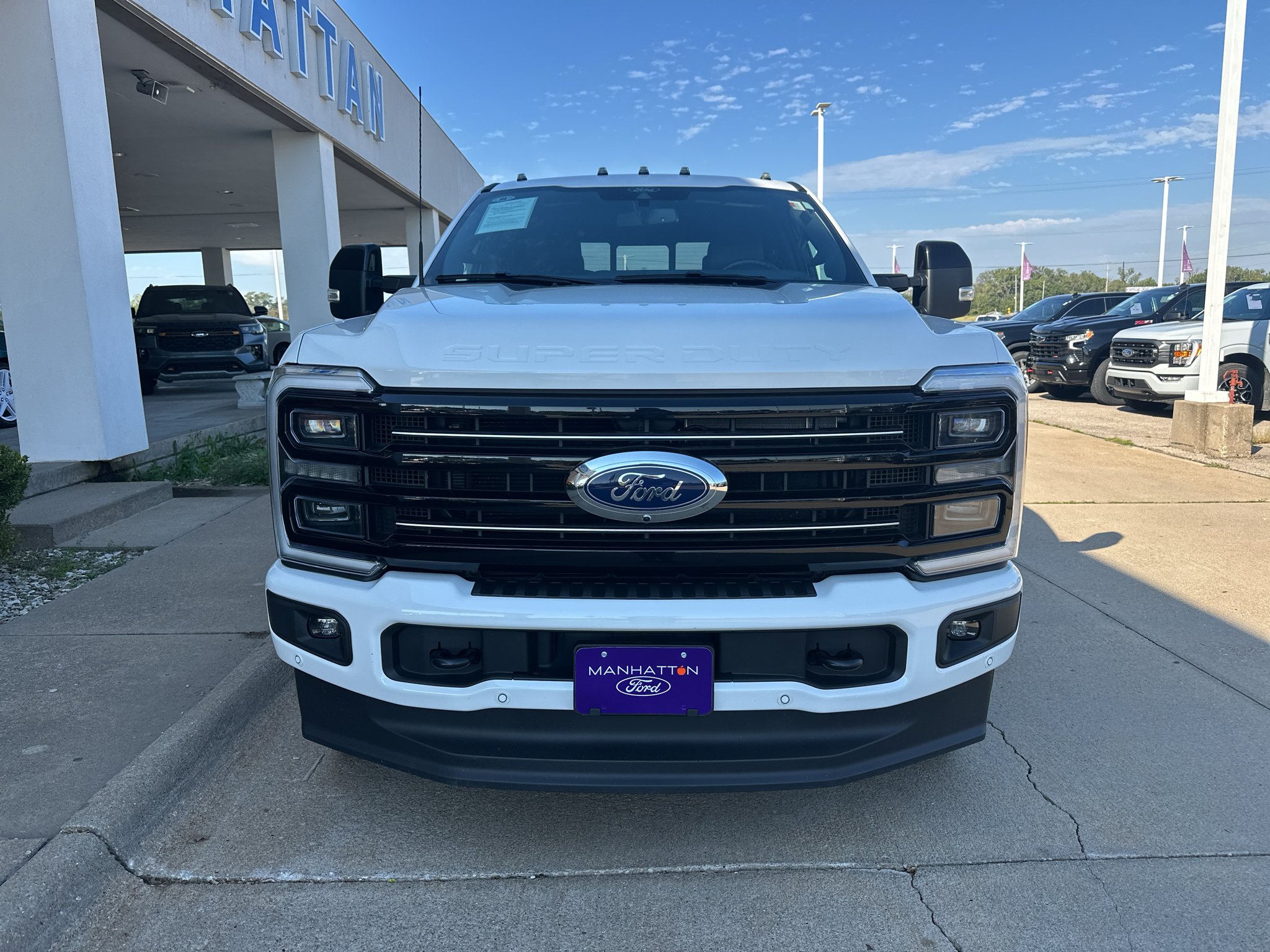 Used 2025 Star White Metallic Tri-Coat Ford Platinum image 13