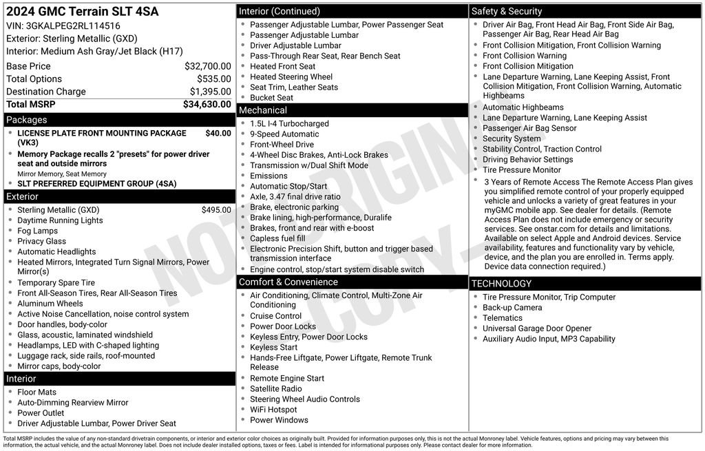 Certified Used 2024 Silver GMC SLT image 25