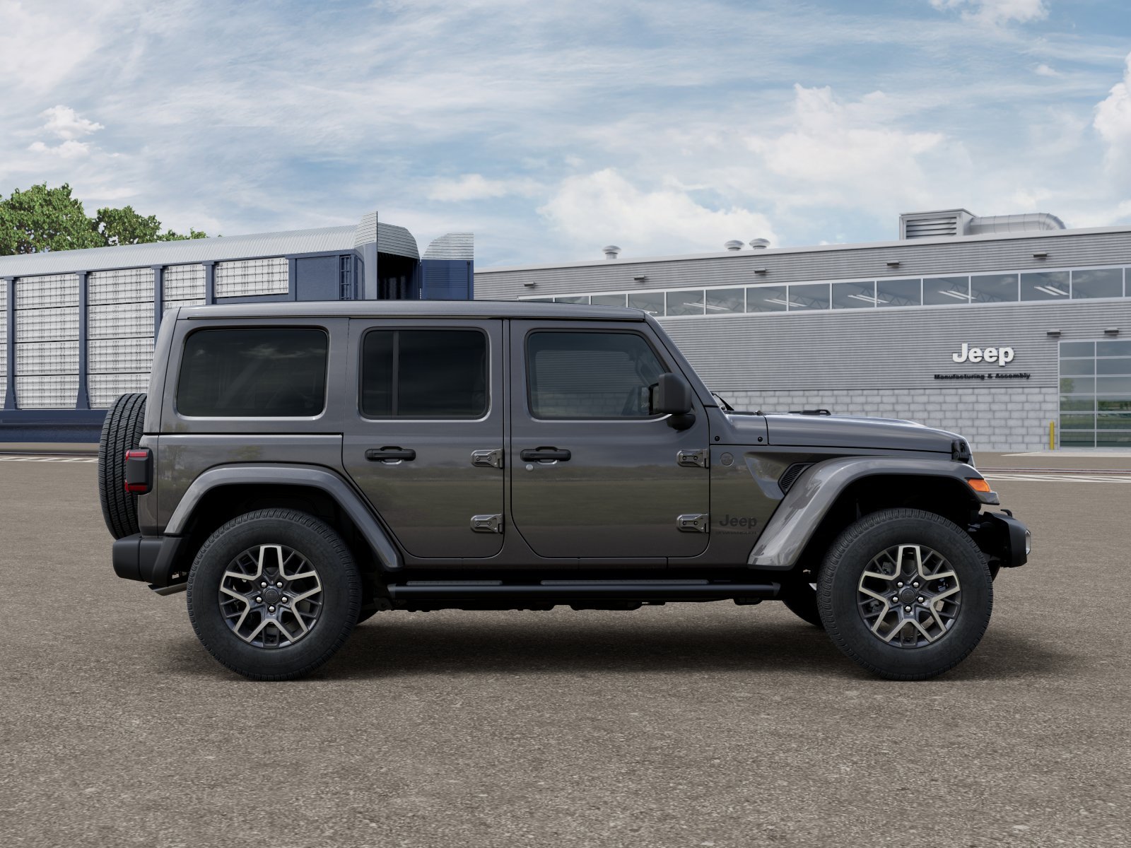 New 2026 Granite Crystal Metallic Clear-Coat Exterior Paint Jeep Sahara image 30