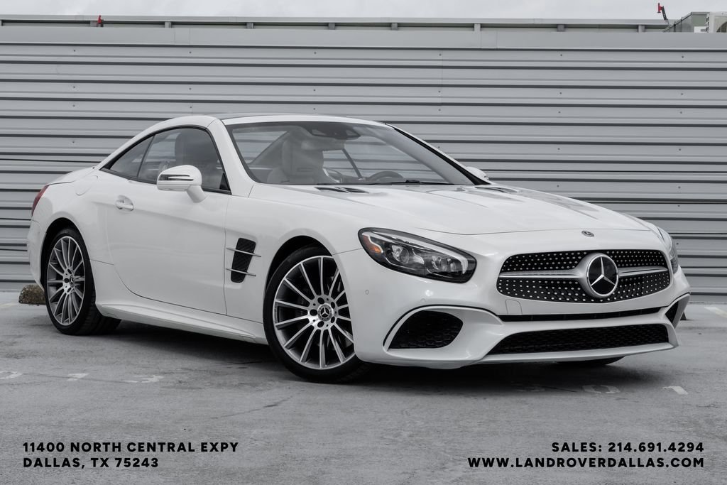 Used 2018 White Mercedes-Benz SL 550 image 6